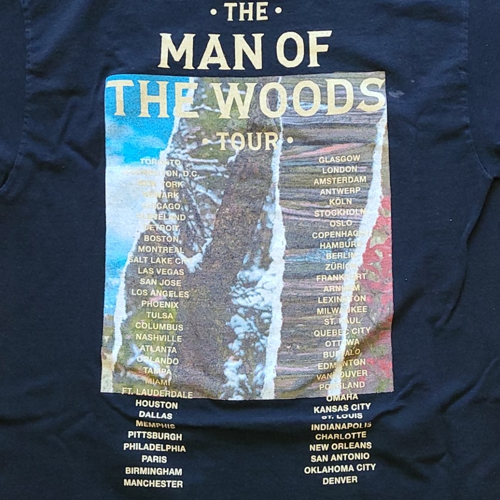 JUSTIN TIMBERLAKE TOUR T-SHIRT M